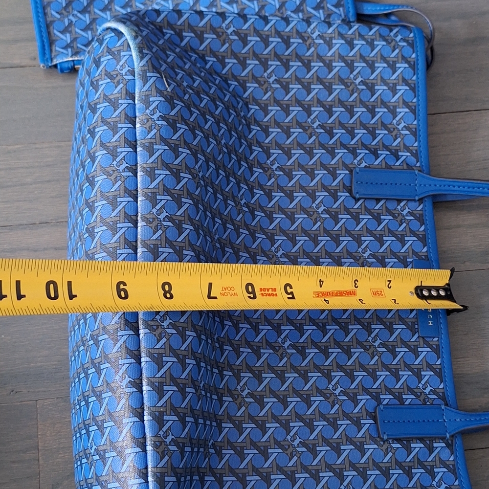 Tory Burch Mediterranean Blue Ever Ready Tote Bag - Picture 13 of 16